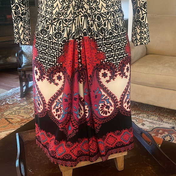 MUSE Red/Black Dress SZ 8 Y2K - Picture 3 of 16